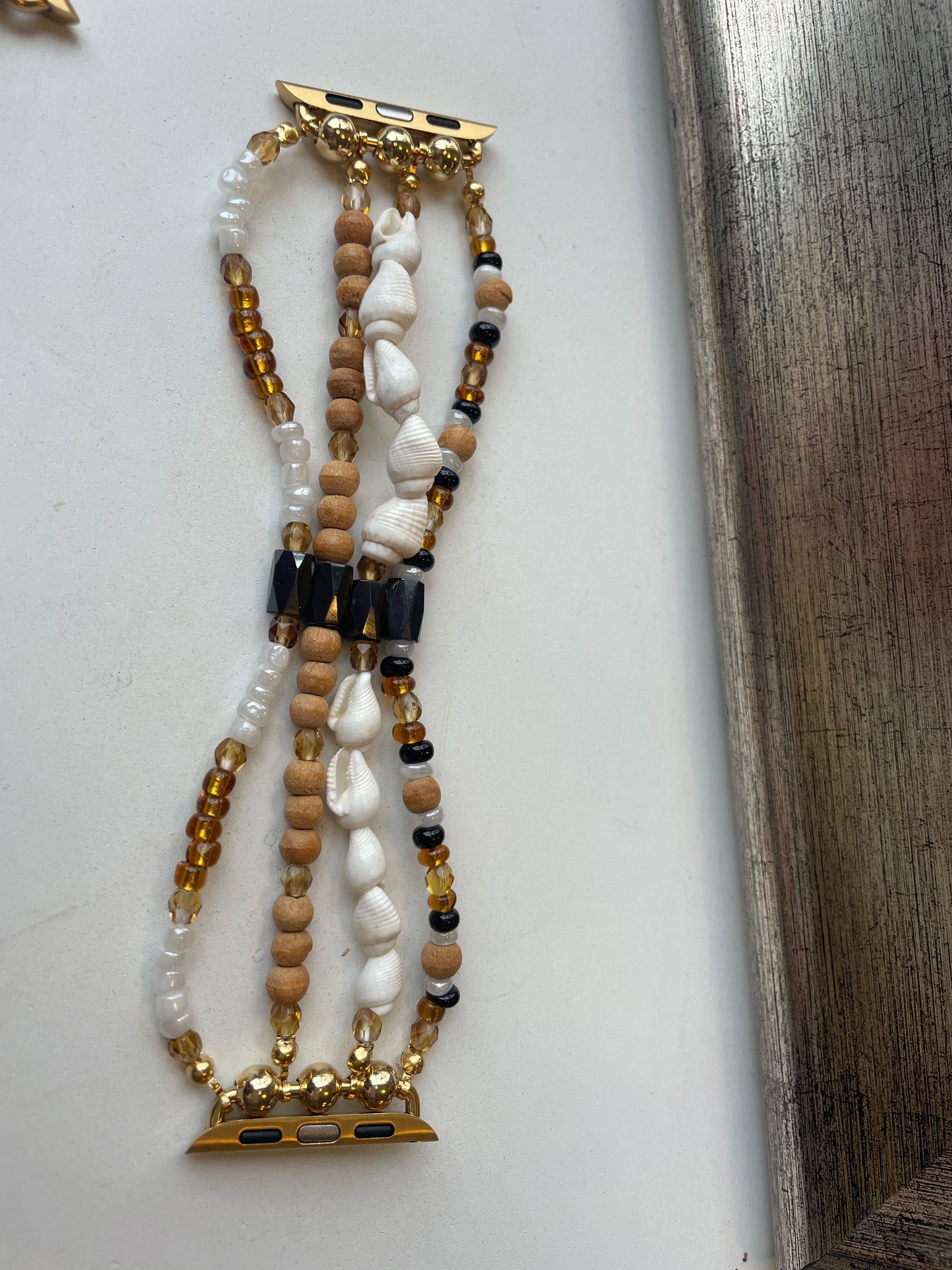 Time in a Bottle Beaded Apple Watch Band