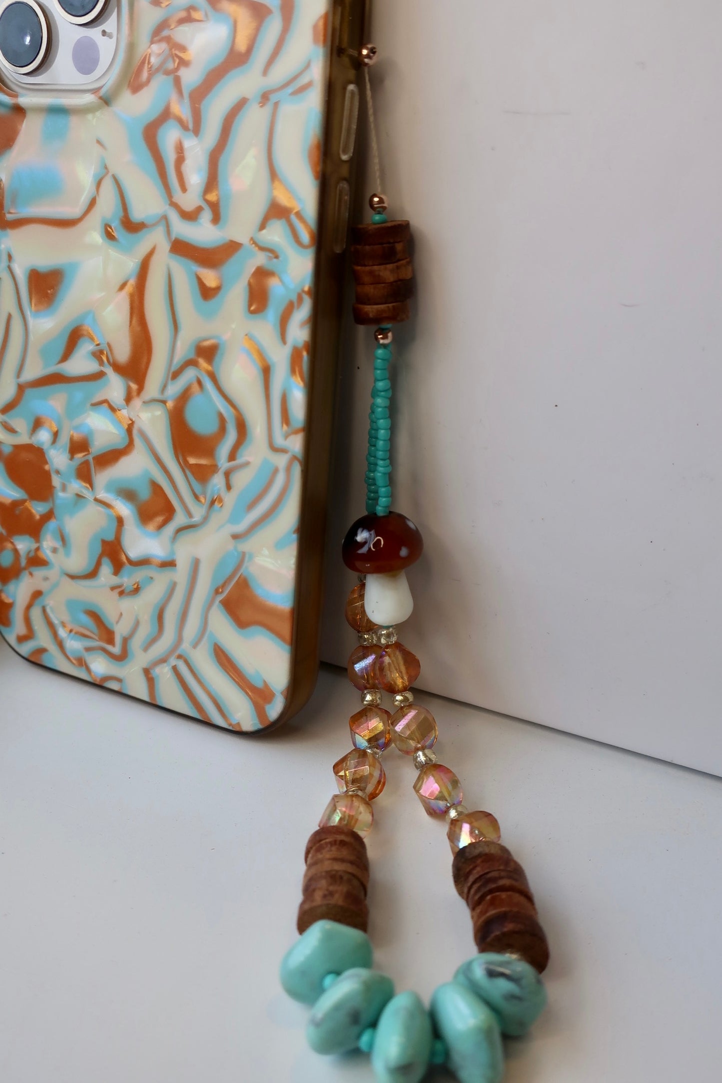 Norwegian Wood Phone Charm