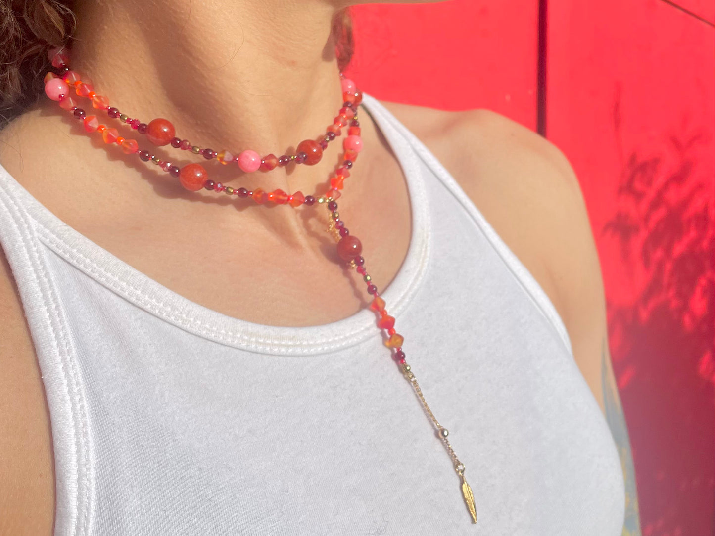 Scarlet Begonias Adaptable Accessory Chain