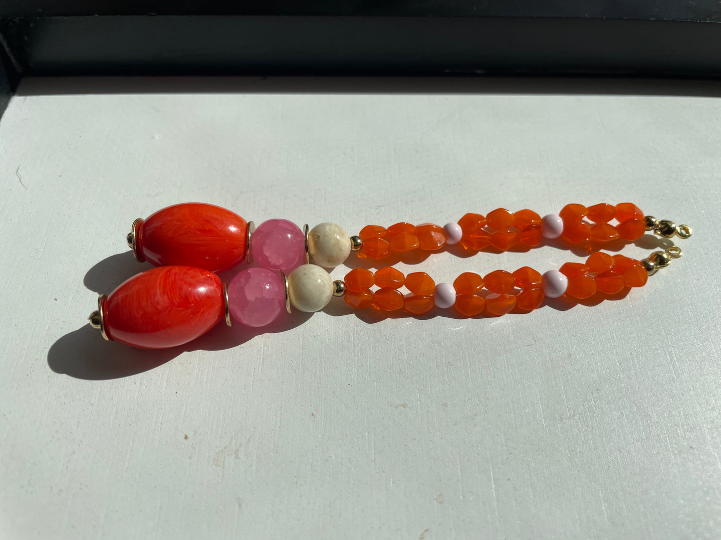 Sweet Peach Georgia Wine Statement Earring Jackets