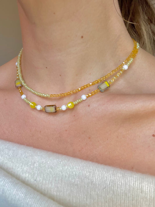 In My Life Double Layer Choker Necklace Bestie Set (Set of 2)