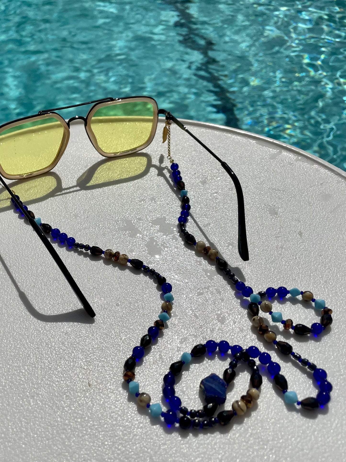 Deep Blue Adaptable Accessory Chain