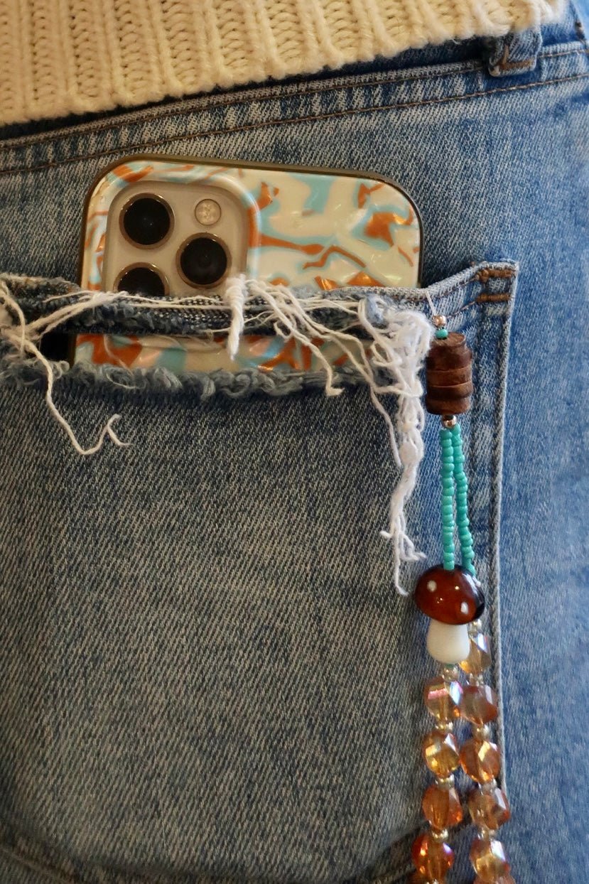 Norwegian Wood Phone Charm