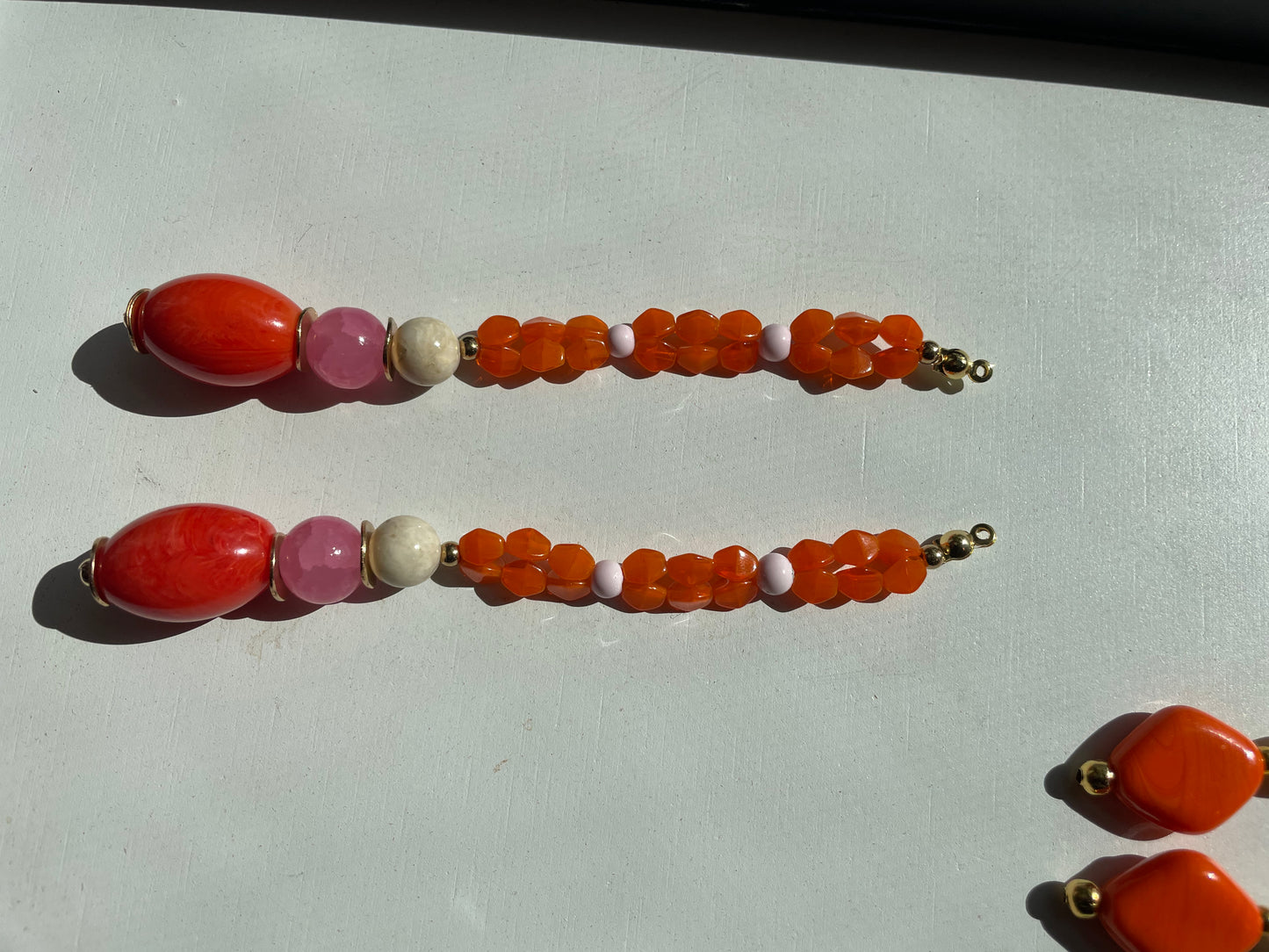 Sweet Peach Georgia Wine Statement Earring Jackets