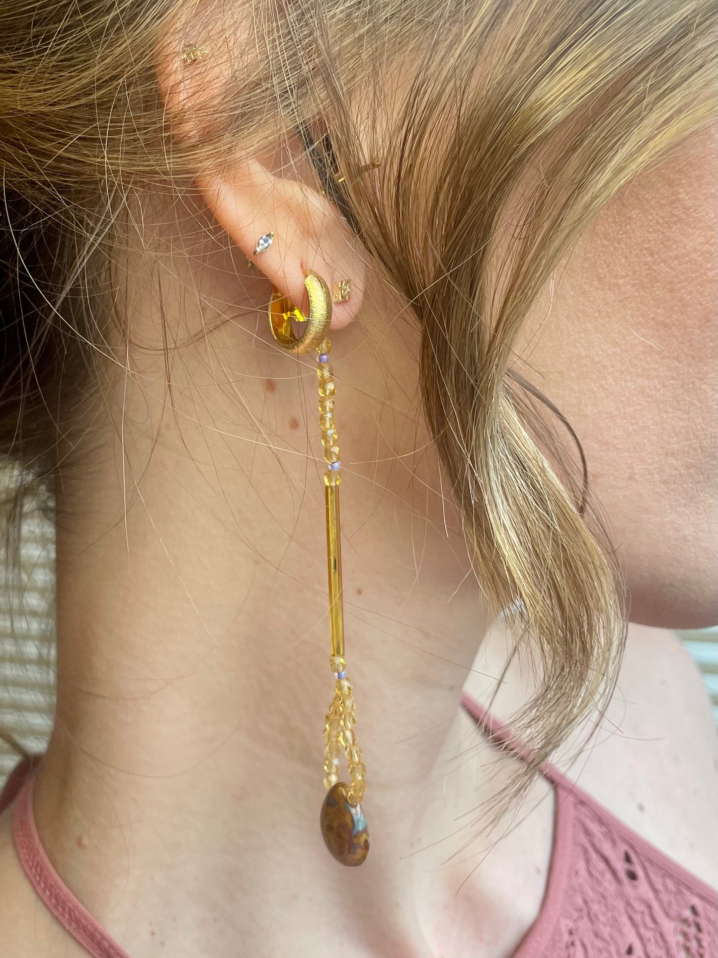 Gold Dust Woman - Statement Earring Jackets