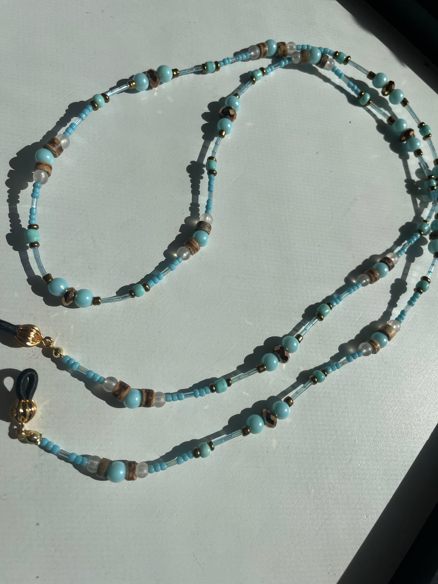For You Blue Sunglasses Chain