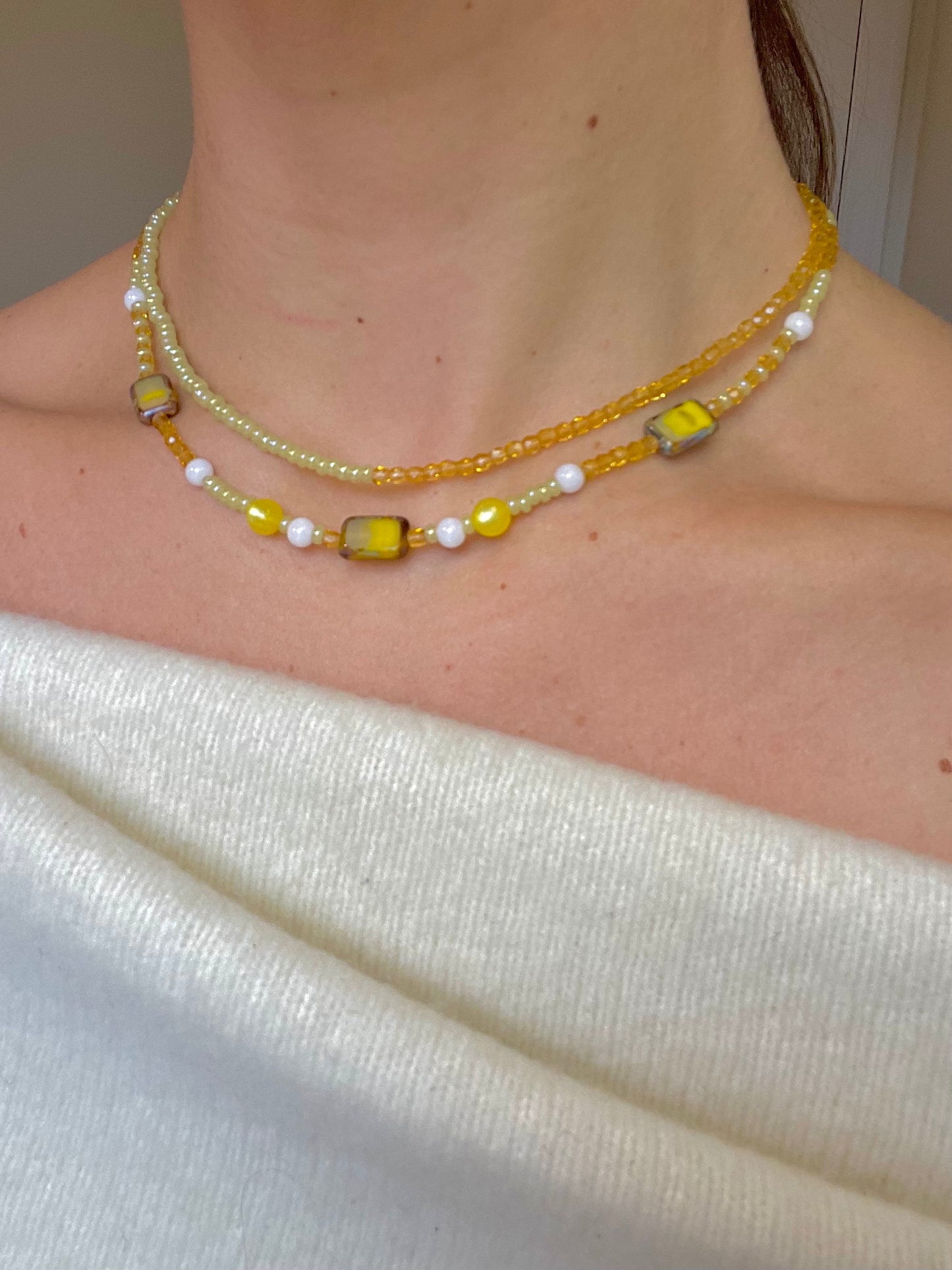 In My Life Double Layer Choker Necklace Bestie Set (Set of 2)