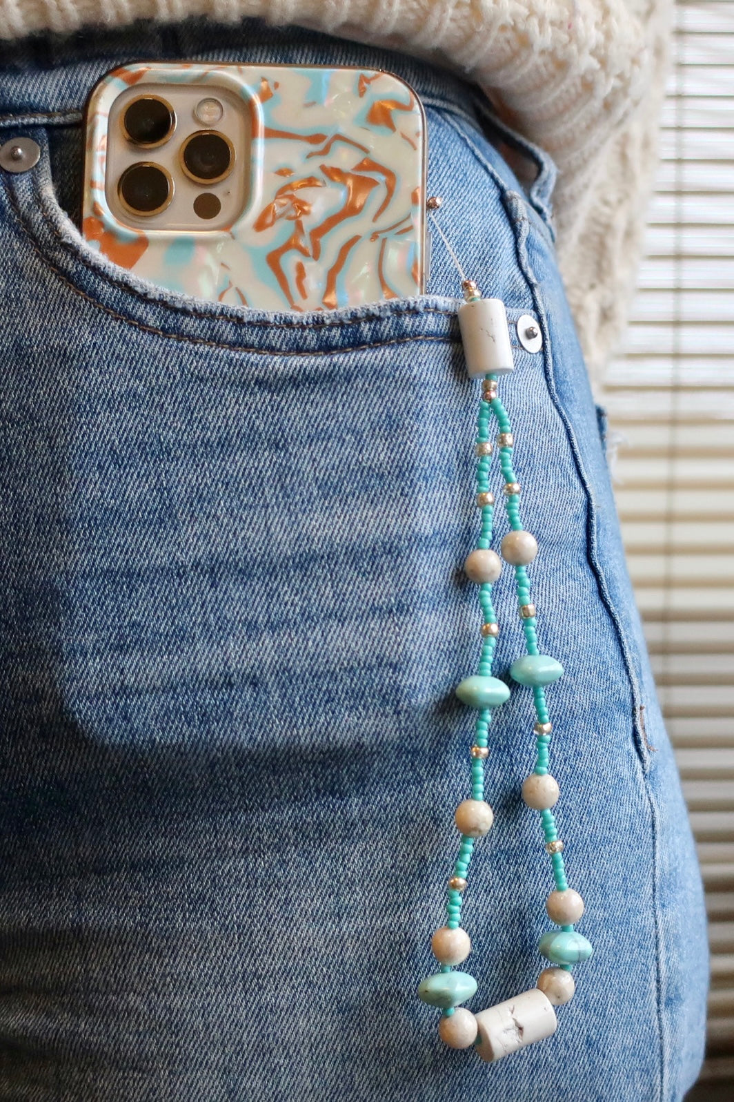 Stone in Love Phone Charm