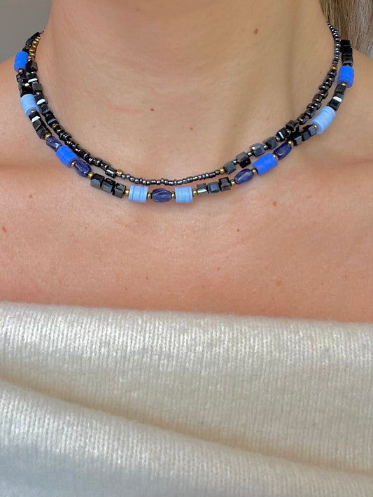 Escapade Double Layer Choker Necklace Bestie Set (Set of 2)