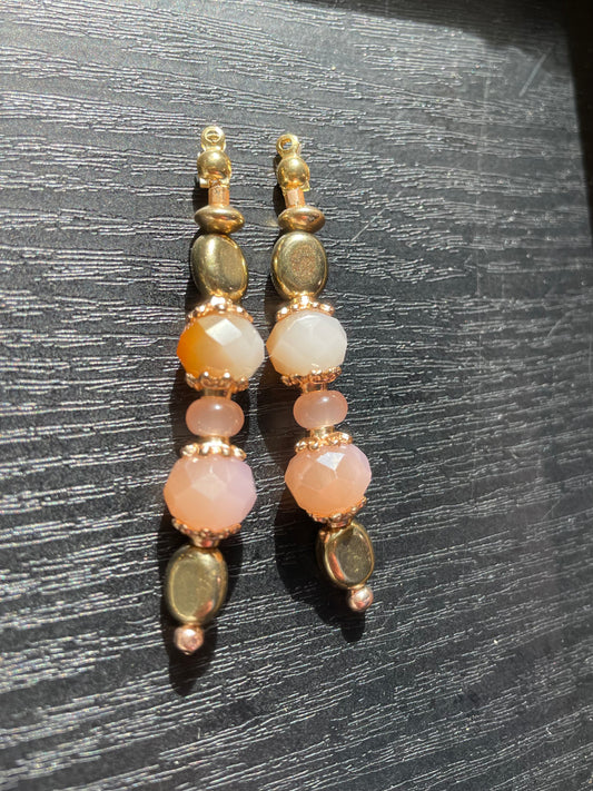 Pink Moon - Statement Earring Jackets