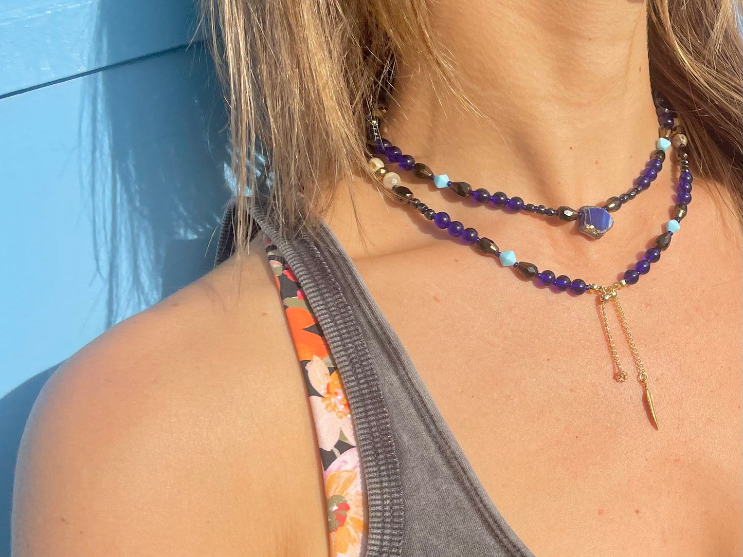 Deep Blue Adaptable Accessory Chain