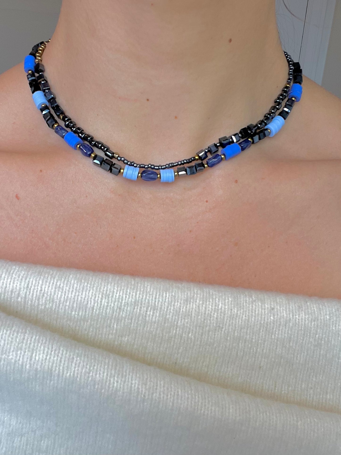 Escapade Double Layer Choker Necklace Bestie Set (Set of 2)