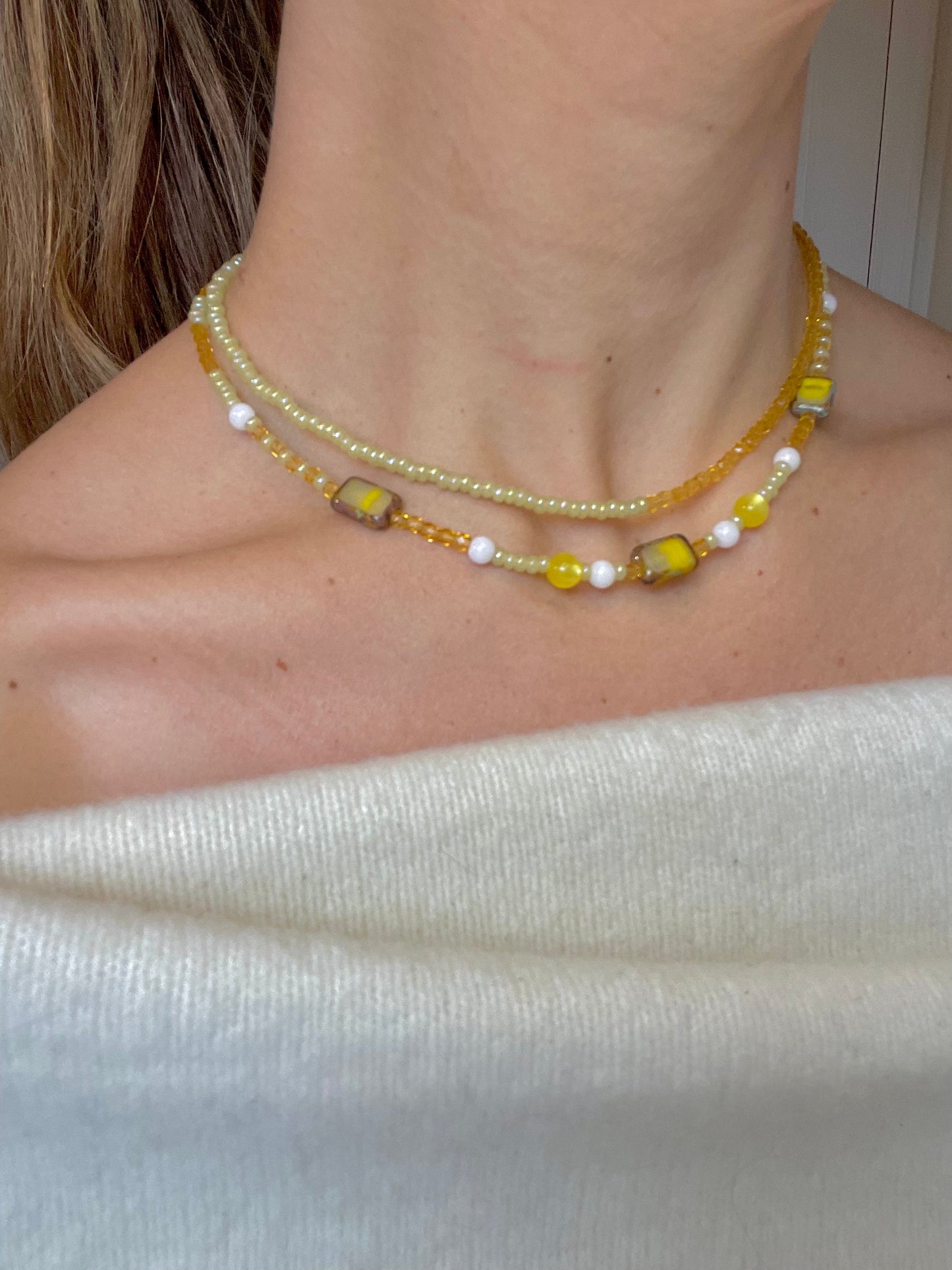 In My Life Double Layer Choker Necklace Bestie Set (Set of 2)