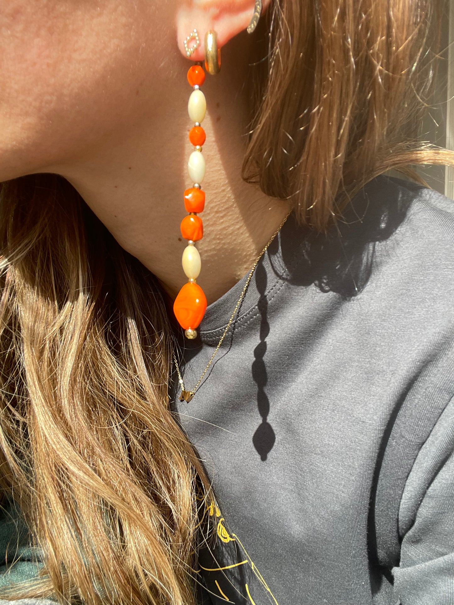 Going Up The Country Statement Earring Jackets