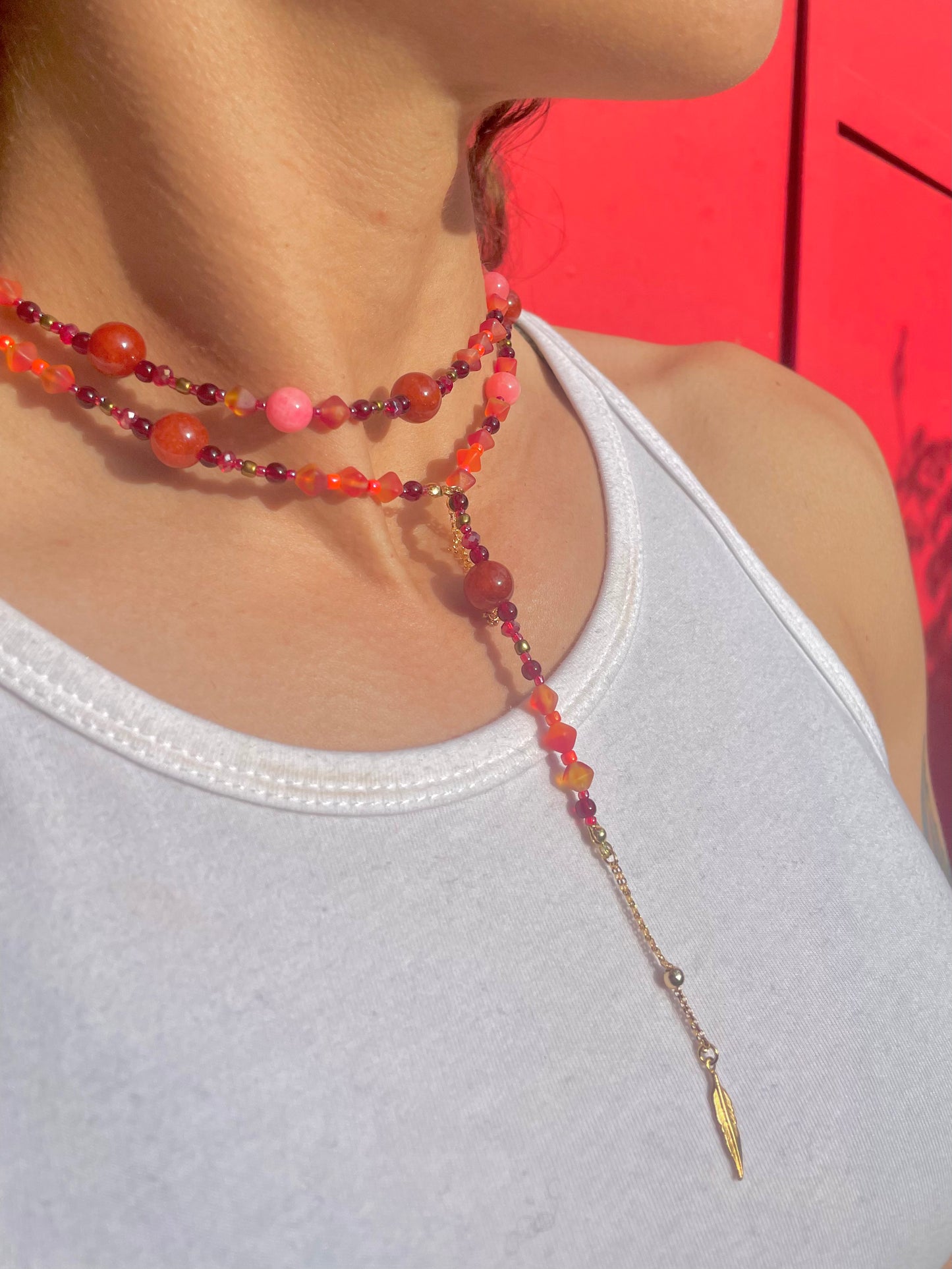 Scarlet Begonias Adaptable Accessory Chain