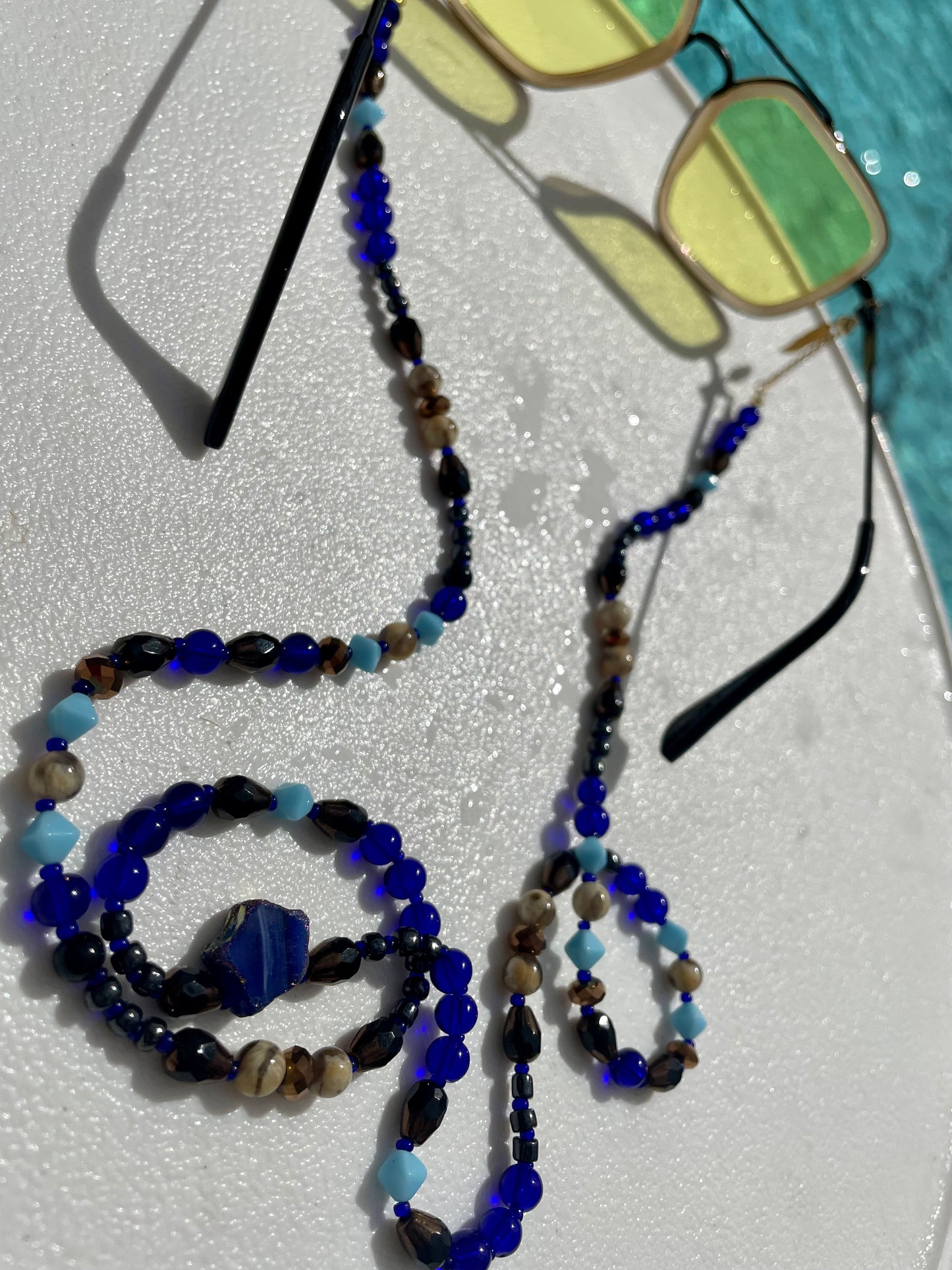 Deep Blue Adaptable Accessory Chain