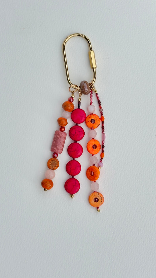"Sunset Canyon" Upcycled Bag Charm