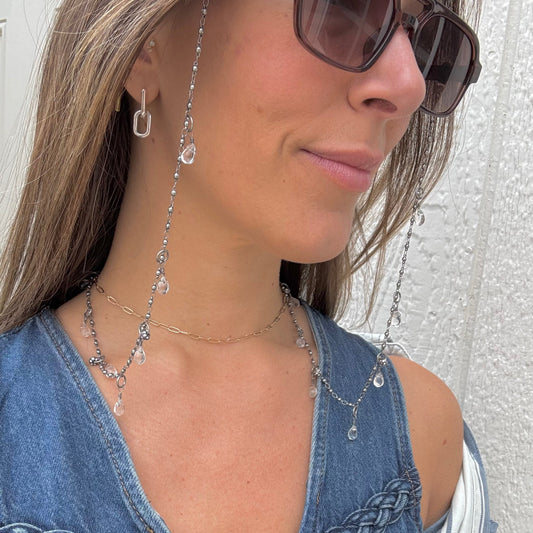 “Hang from the Chandelier” Sunglasses Chain (Upcycled)