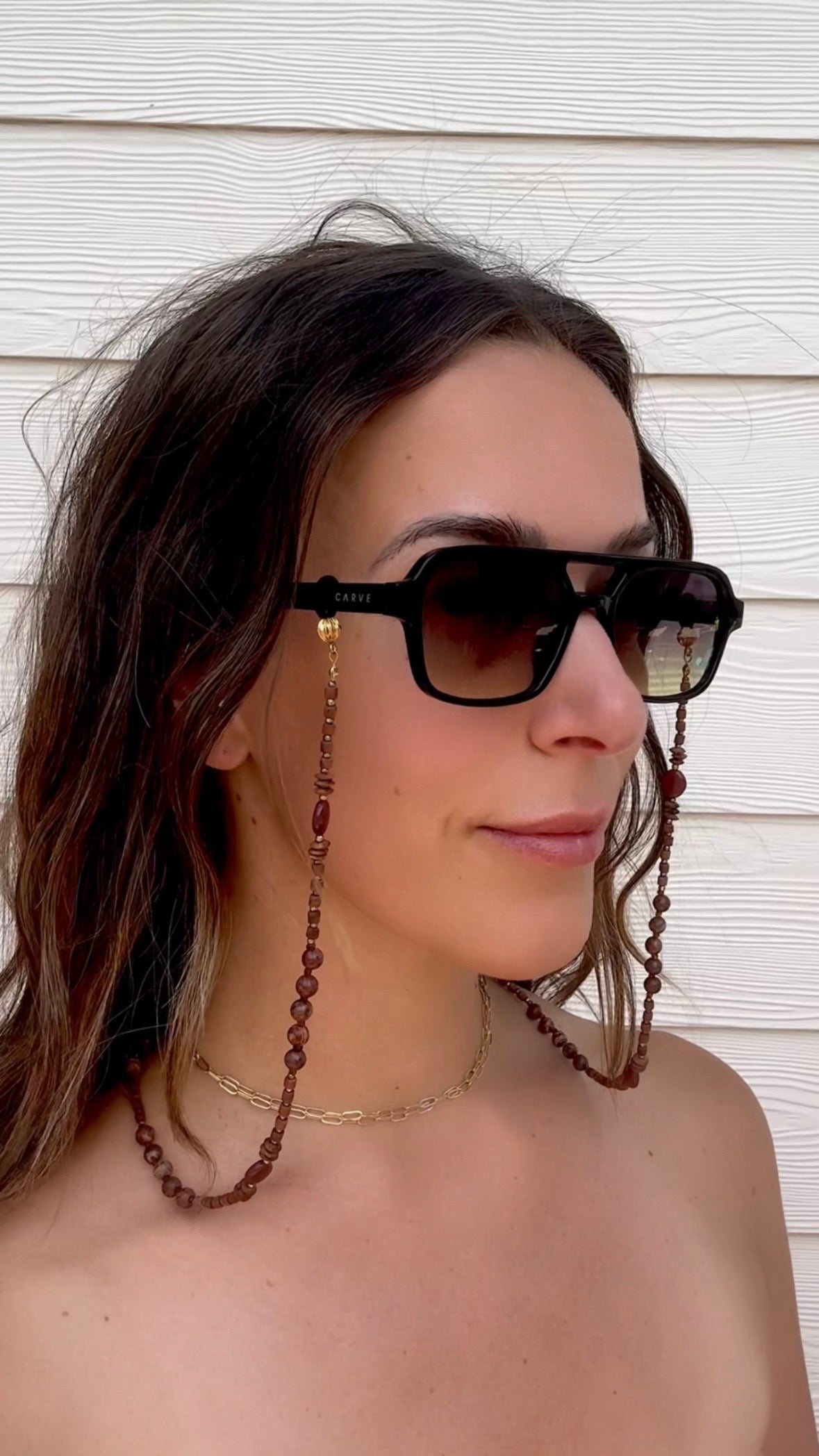“Rock ‘N Roll Stew” Upcycled Sunglasses Chain