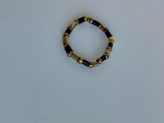 "Tighter, Tighter" Beaded Stretch Ring