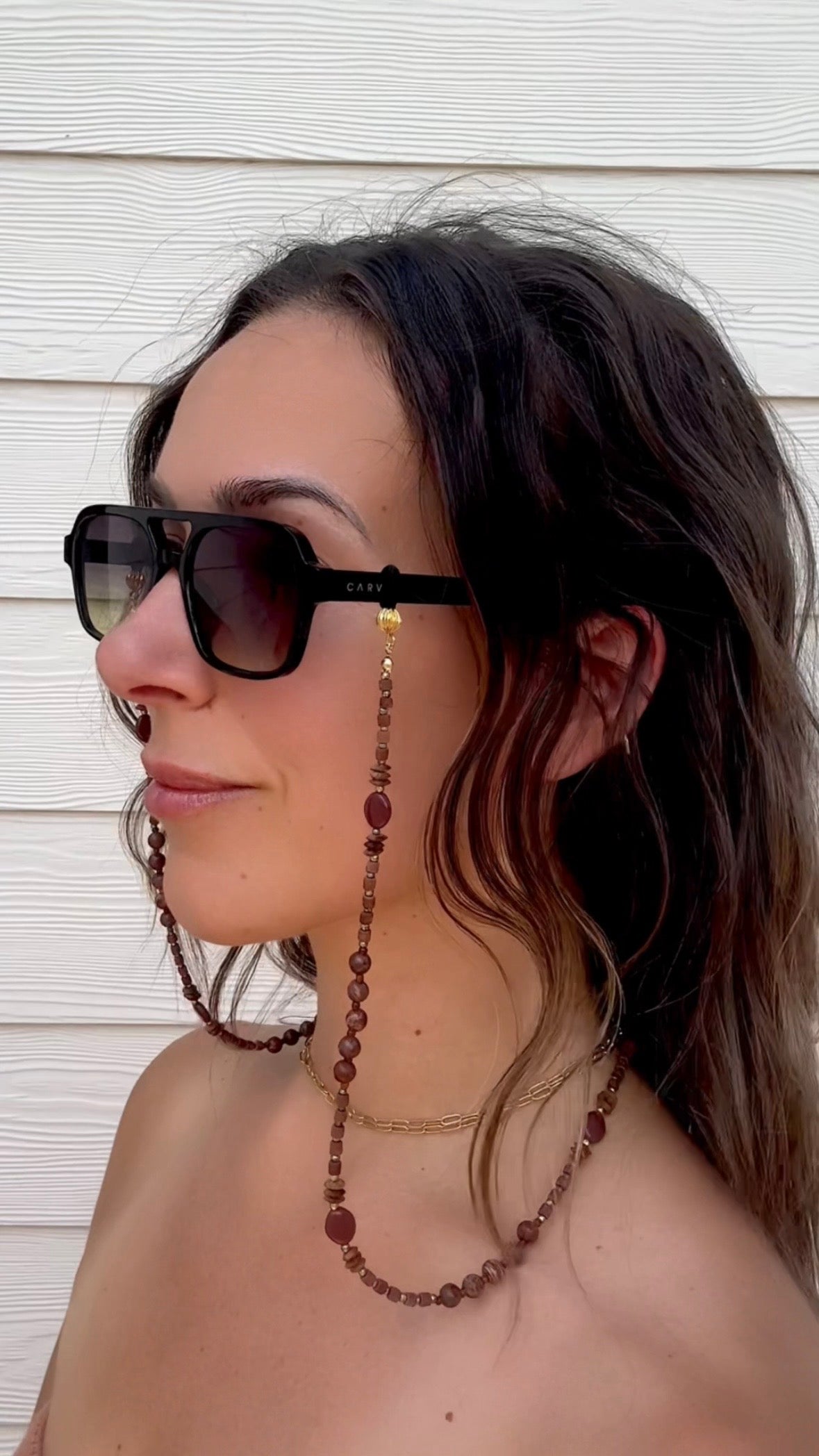 “Rock ‘N Roll Stew” Upcycled Sunglasses Chain