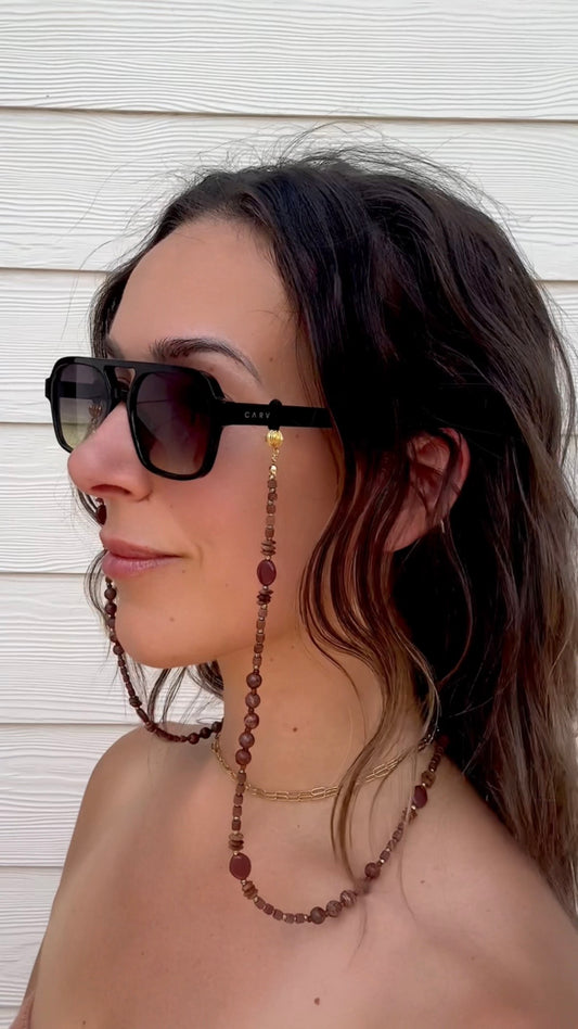“Rock ‘N Roll Stew” Upcycled Sunglasses Chain