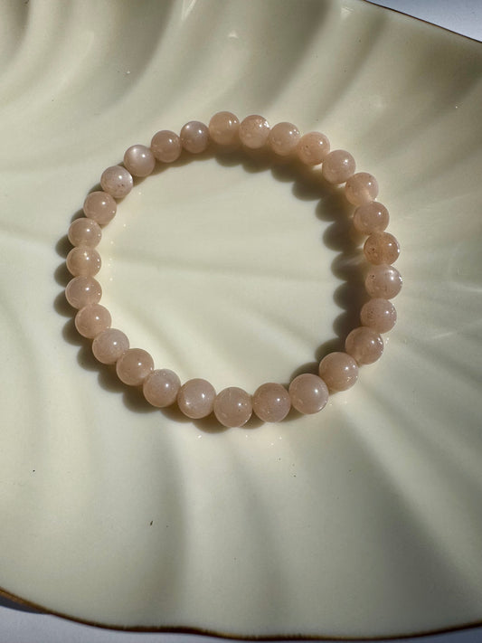 "If You Had My Love" Upcycled Beaded Stretch Bracelet