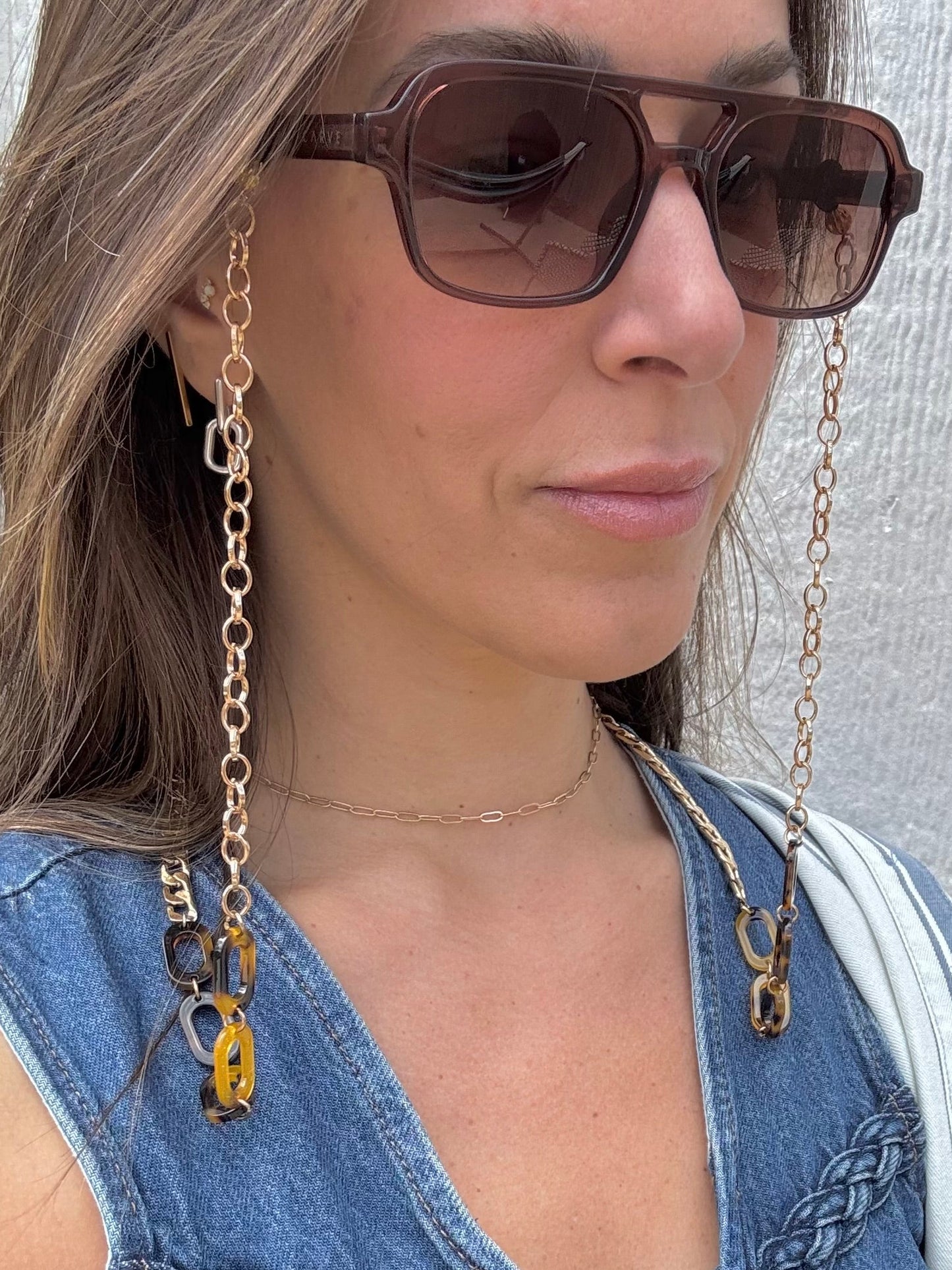 “Aftergold” Sunglasses Chain (Upcycled)