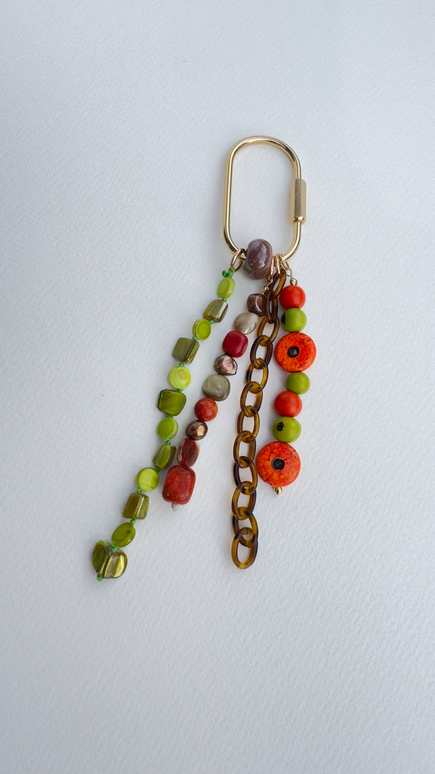 "Planting Tomatoes" Upcycled Bag Charm