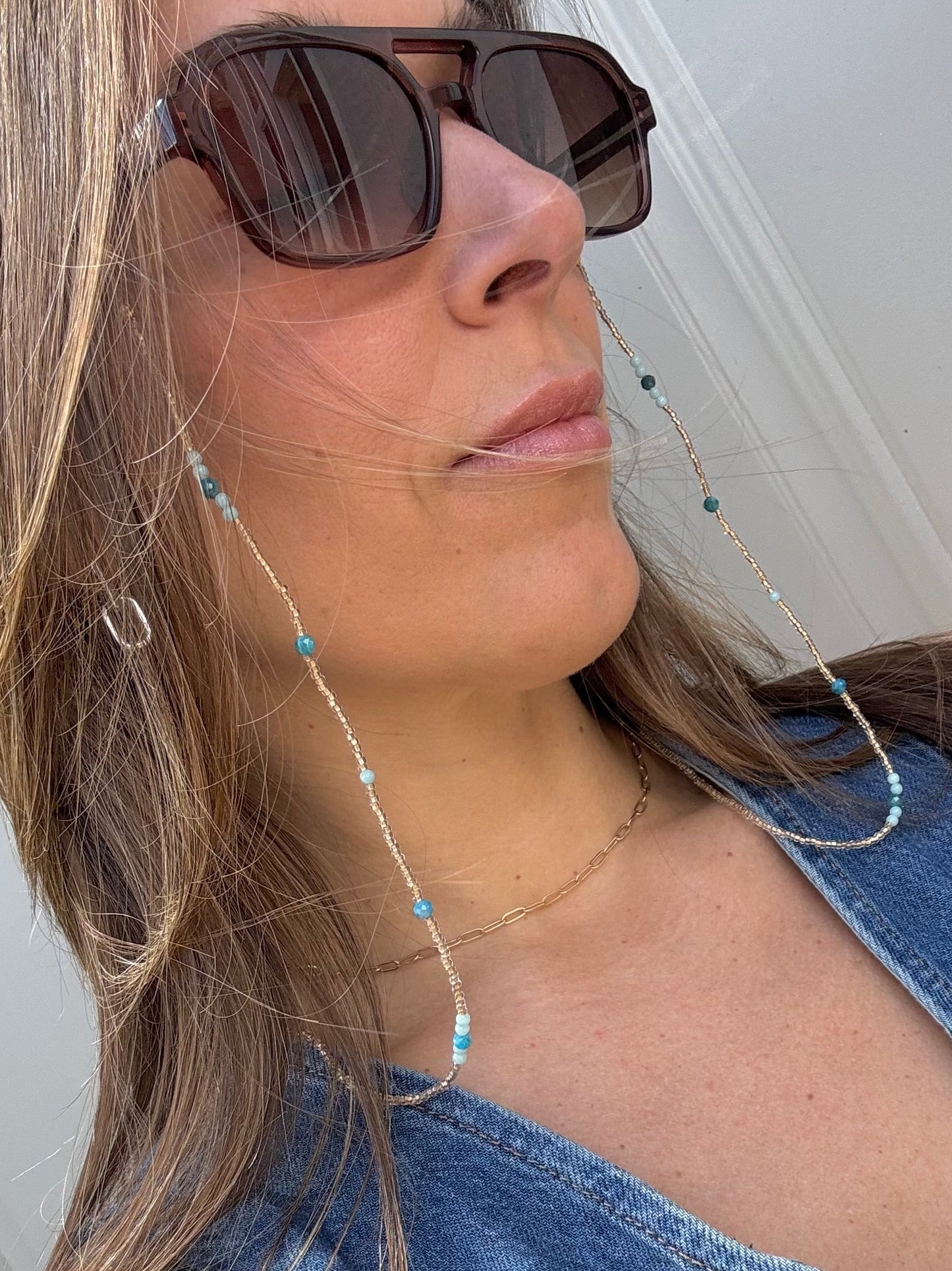 “All I Want” Sunglasses Chain (Upcycled)