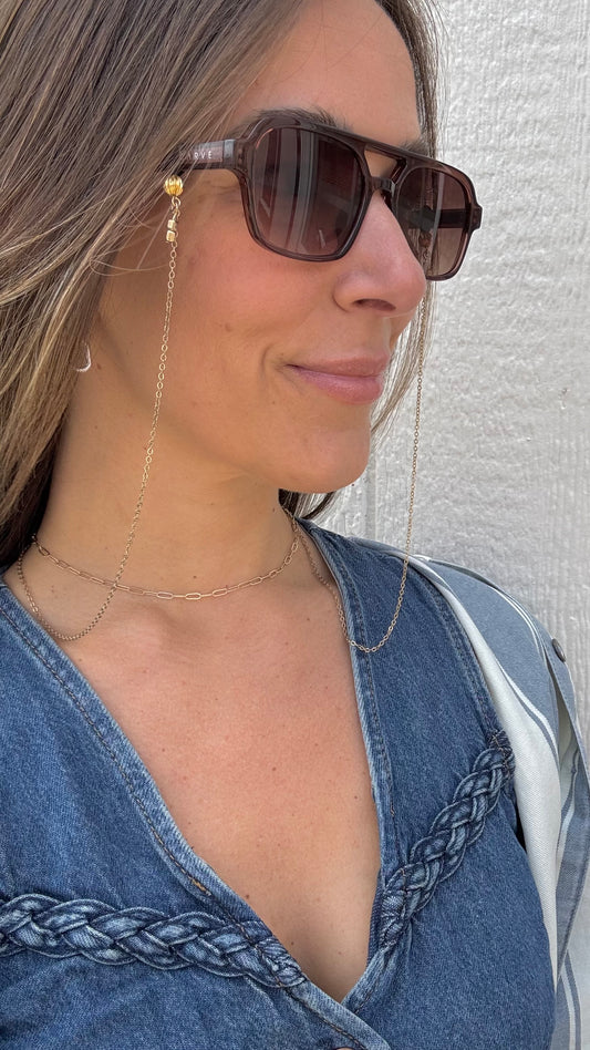 "Secrets from a Girl" Sunglasses Chain (Upcycled)