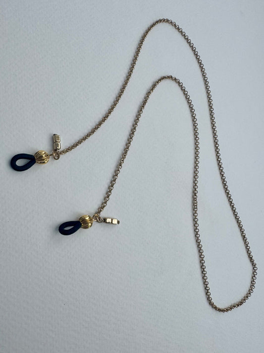 “Golden Slumbers” Sunglasses Chain (Upcycled)