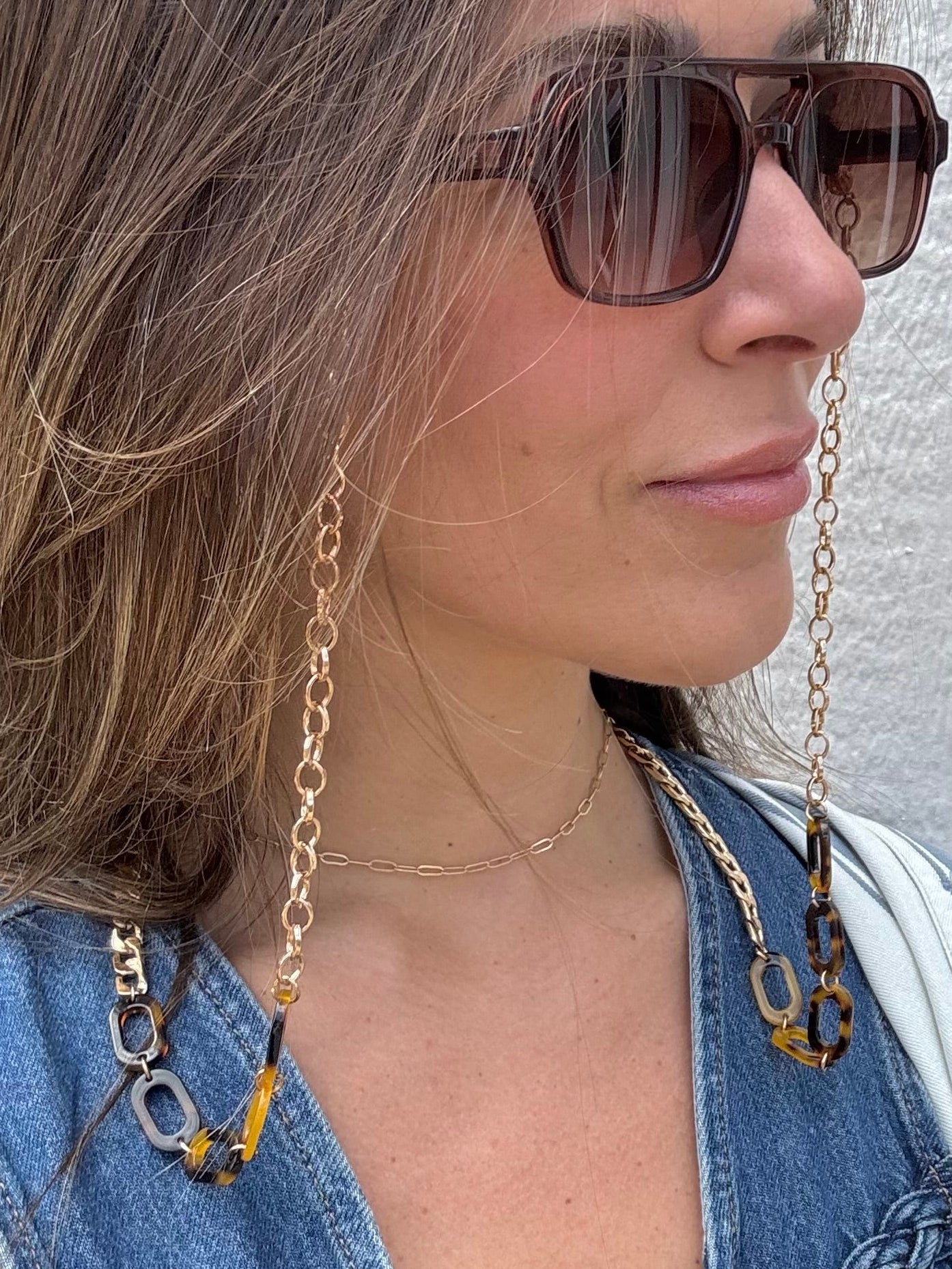 “Aftergold” Sunglasses Chain (Upcycled)