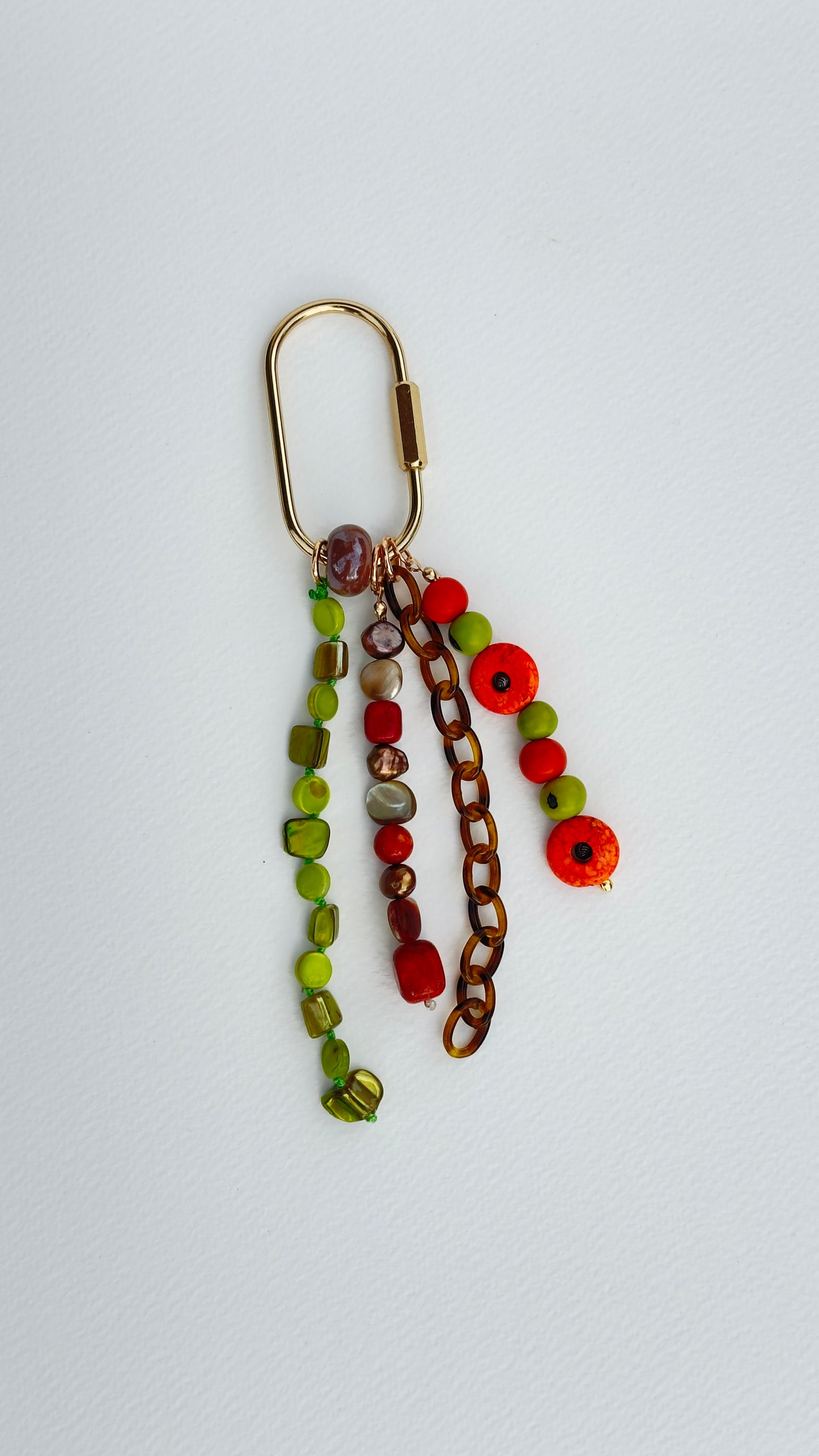 "Planting Tomatoes" Upcycled Bag Charm