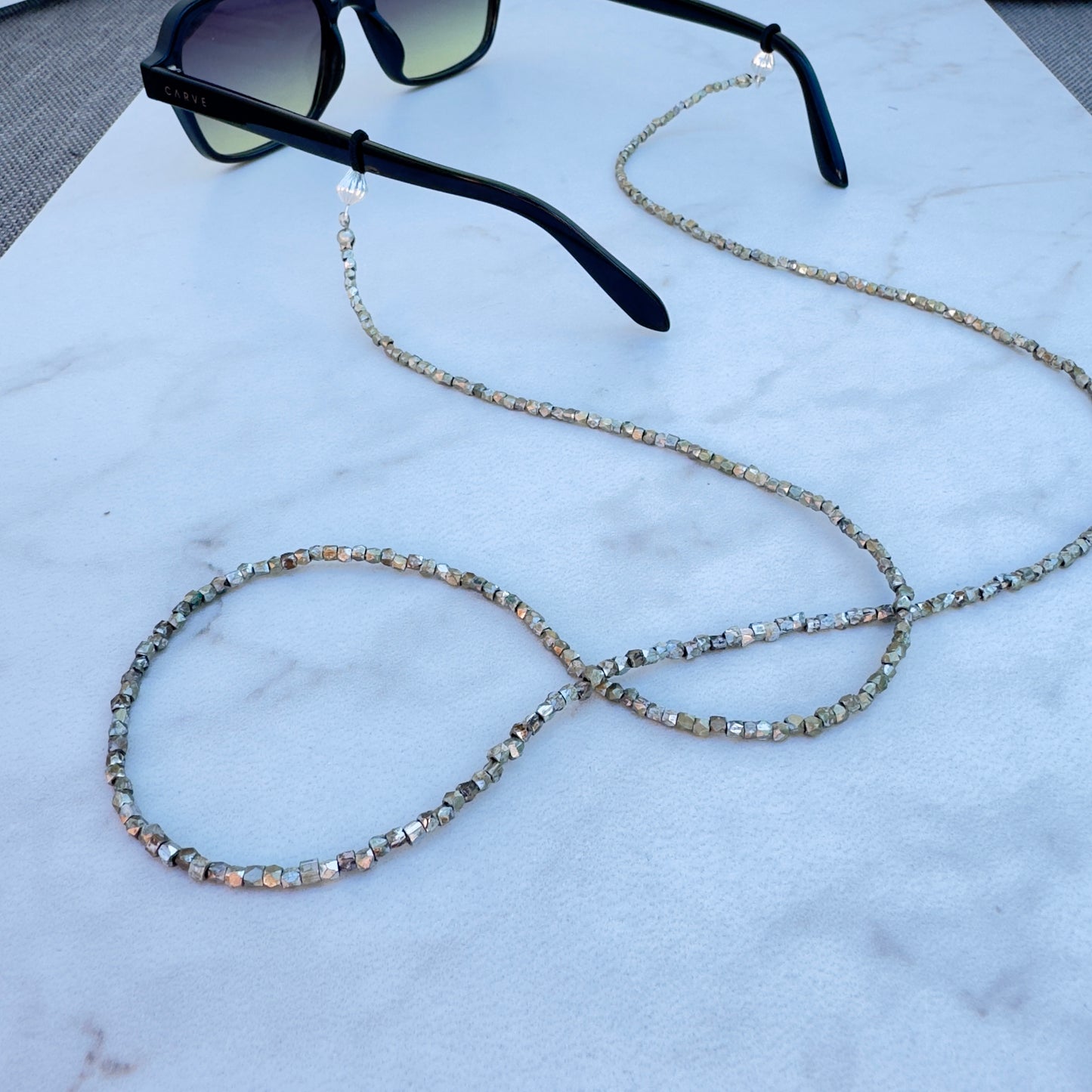 “Empty Pages” Upcycled Sunglasses Chain