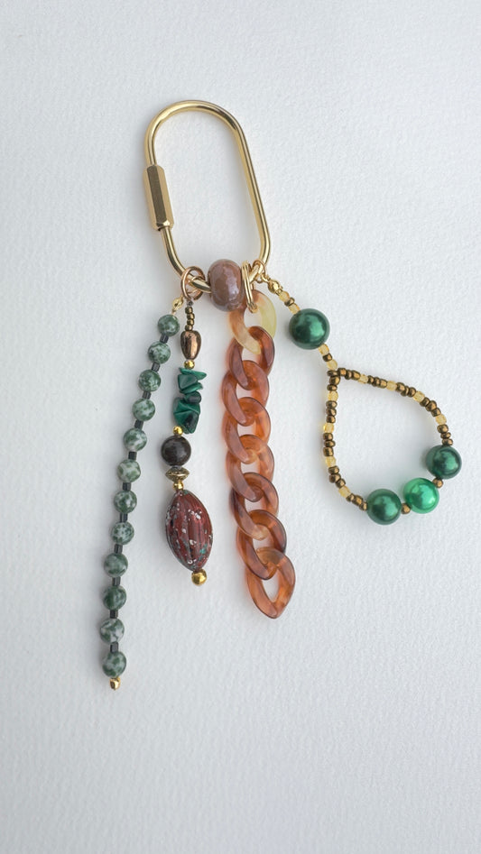 "Grow as We Go" Upcycled Bag Charm