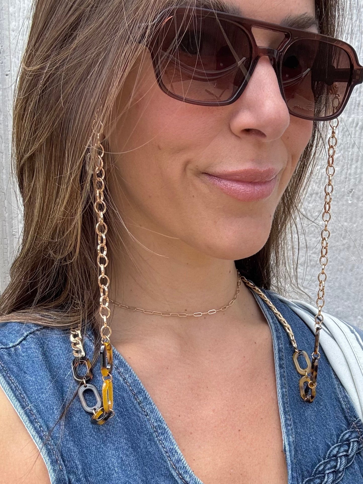 “Aftergold” Sunglasses Chain (Upcycled)