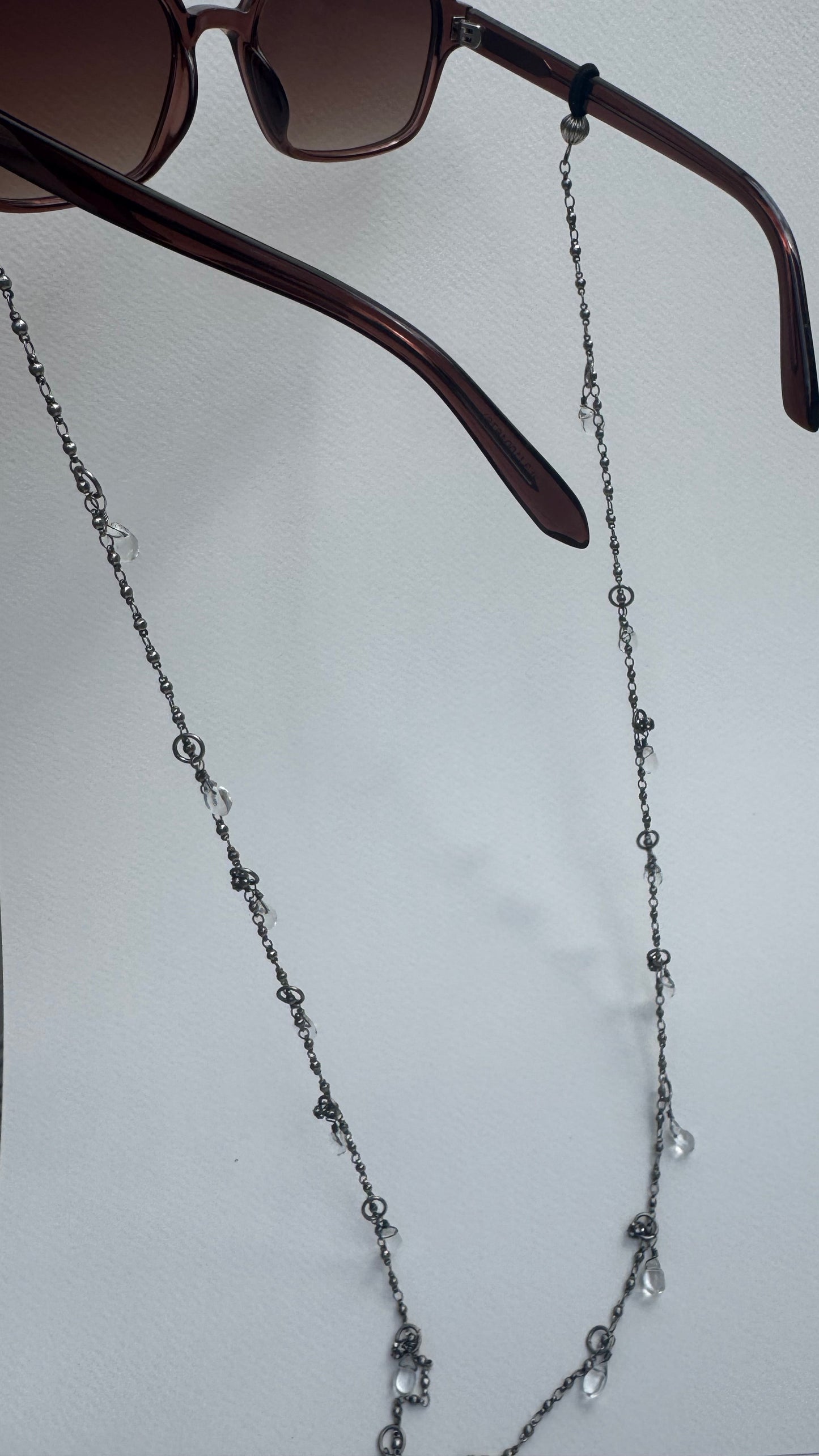 “Hang from the Chandelier” Sunglasses Chain (Upcycled)