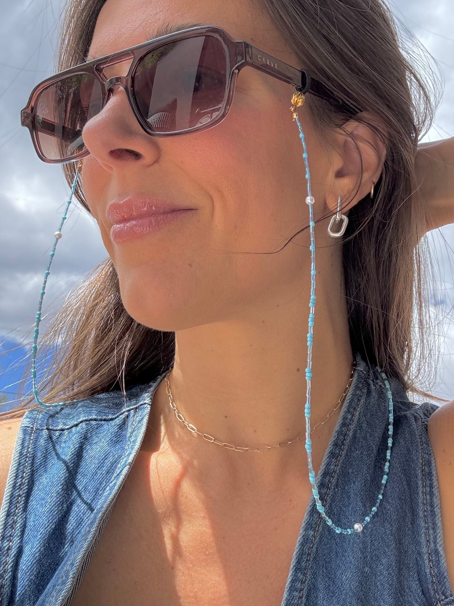 “A Case of You” Sunglasses Chain (Upcycled)