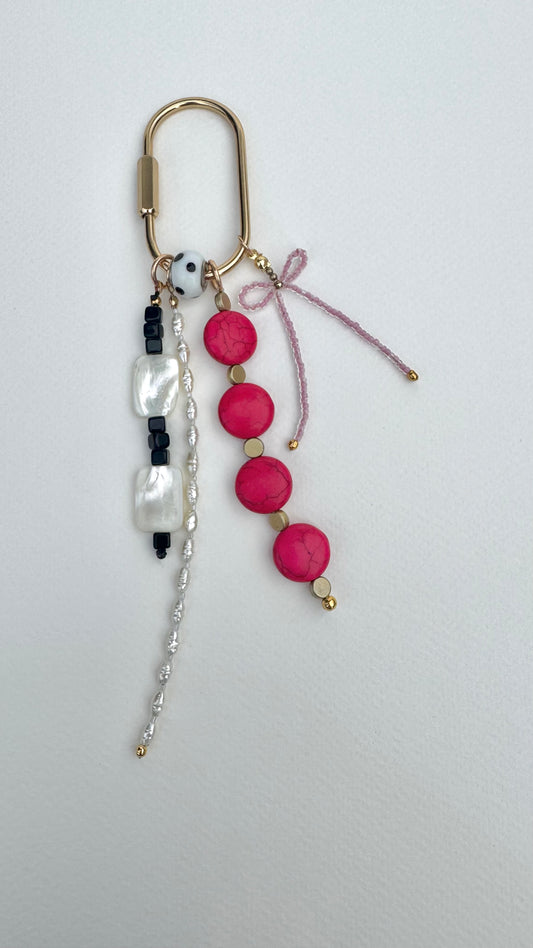 "Coming Up Roses" Upcycled Bag Charms