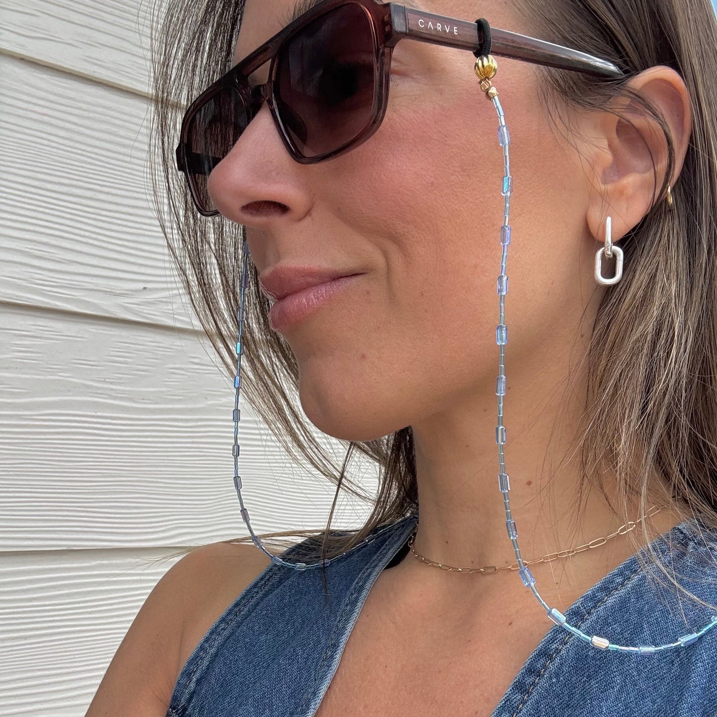 “This Flight Tonight” Sunglasses Chain (Upcycled)