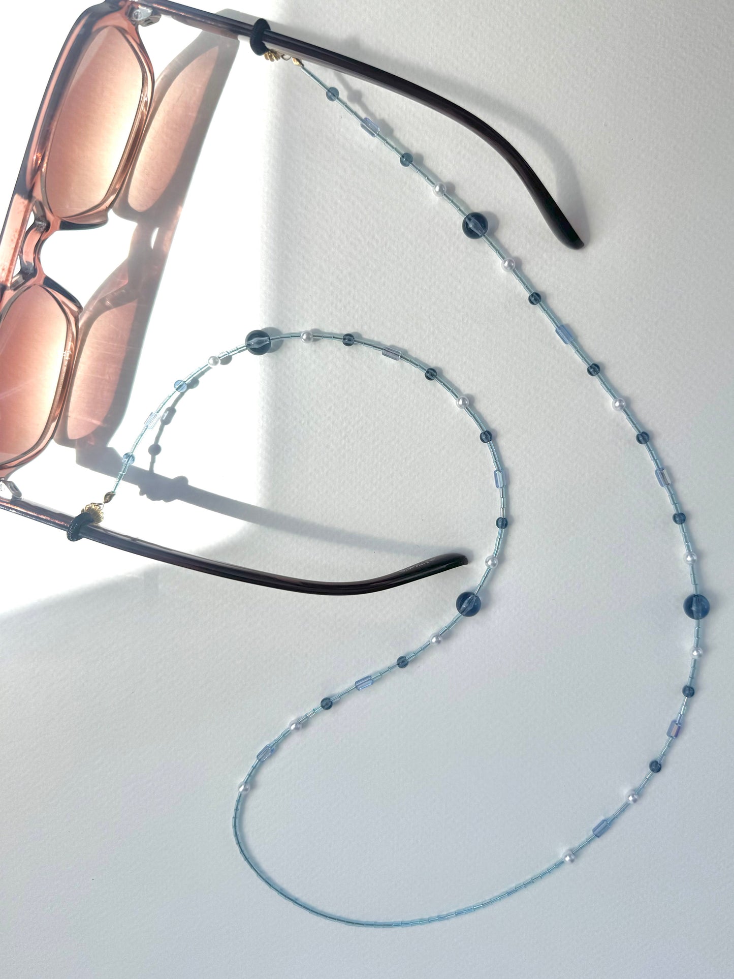 “Pale Blue Dot” Sunglasses Chain (Upcycled)