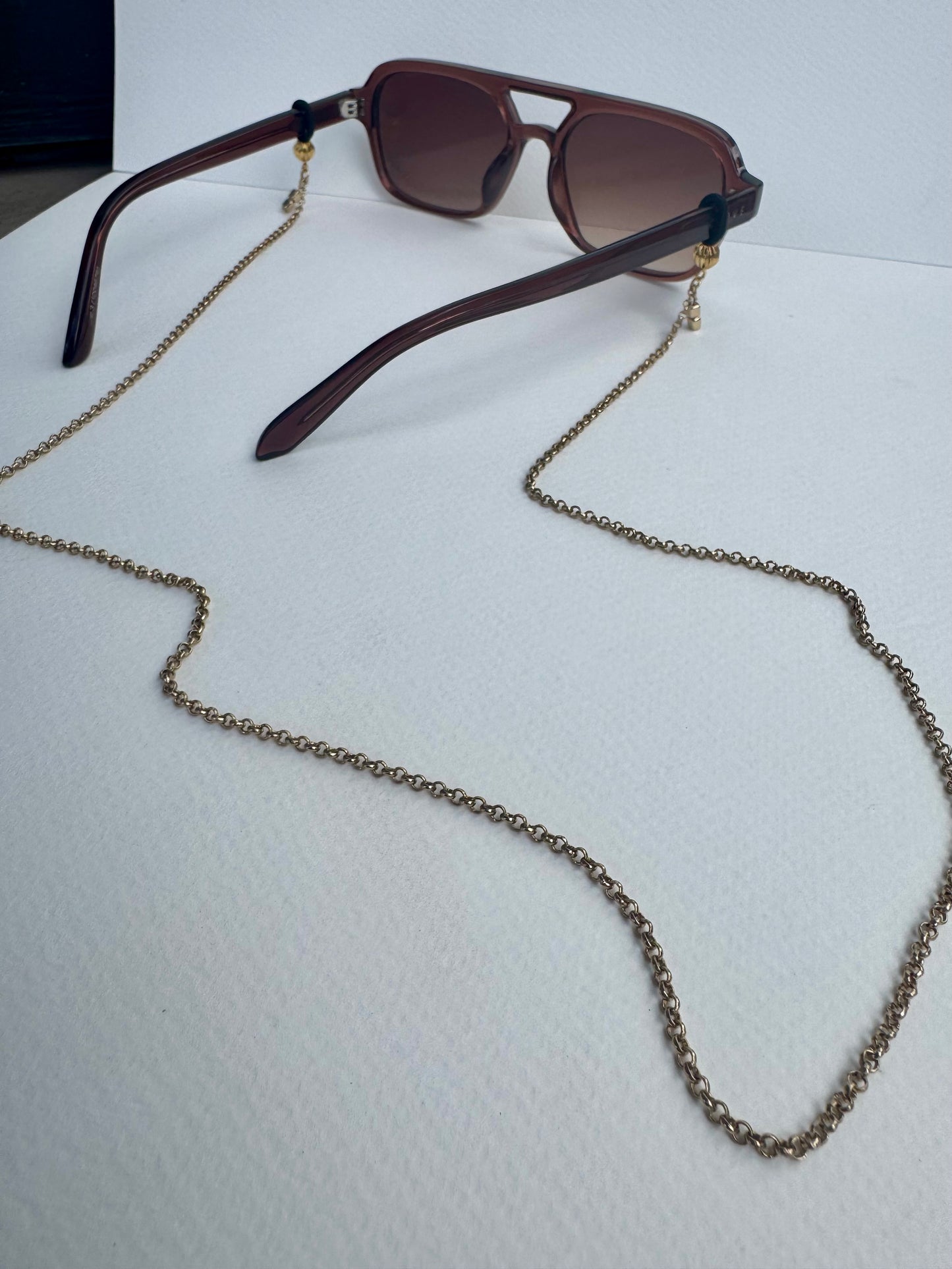 “Golden Slumbers” Sunglasses Chain (Upcycled)