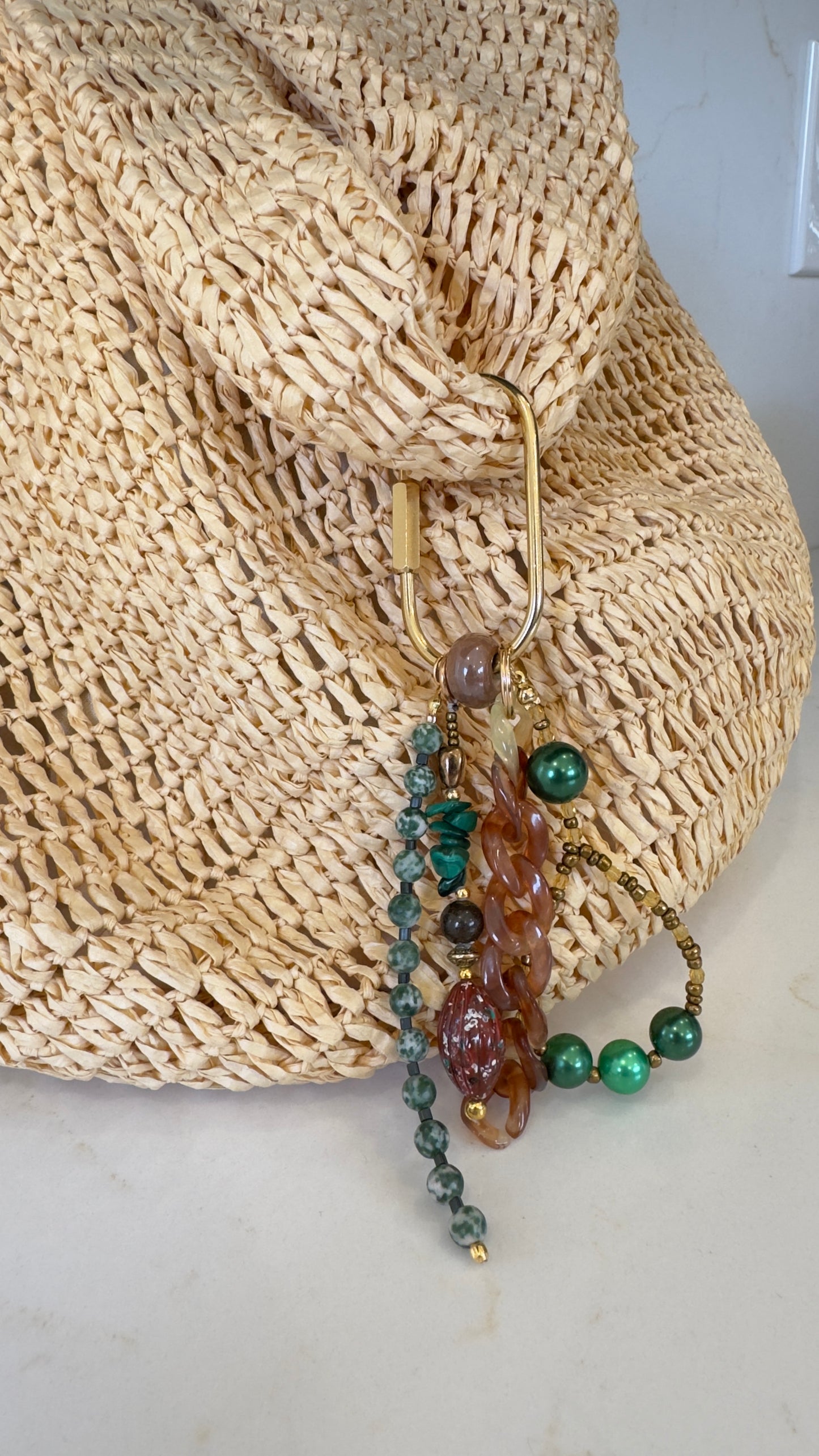 "Grow as We Go" Upcycled Bag Charm