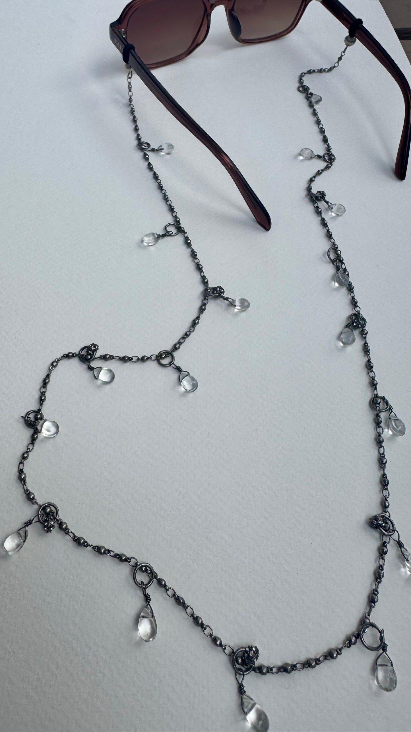 “Hang from the Chandelier” Sunglasses Chain (Upcycled)
