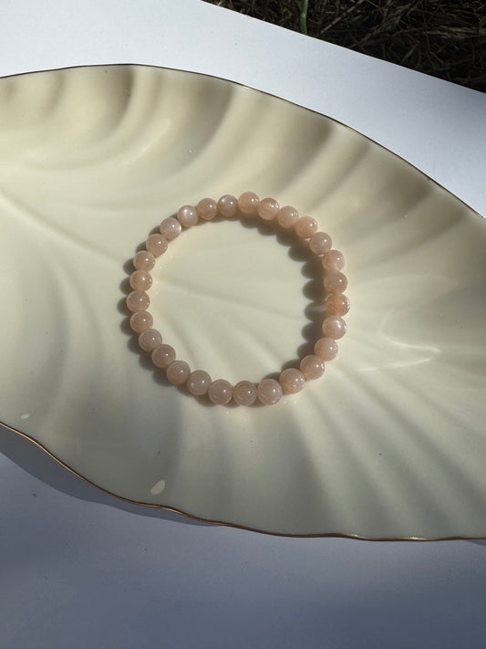 "If You Had My Love" Upcycled Beaded Stretch Bracelet