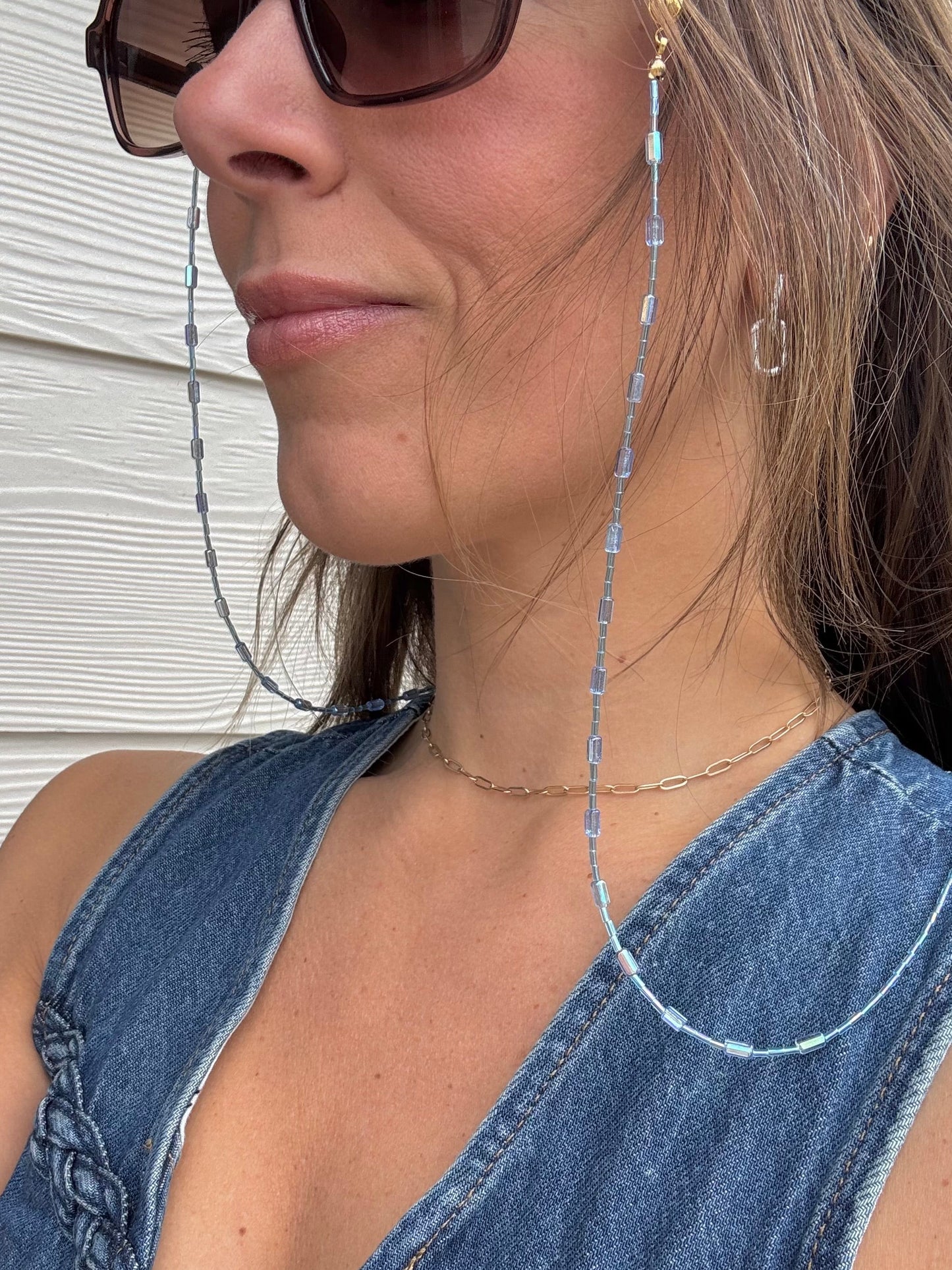 “This Flight Tonight” Sunglasses Chain (Upcycled)