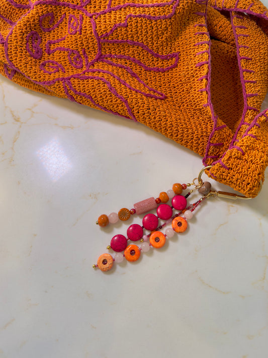 "Sunset Canyon" Upcycled Bag Charm