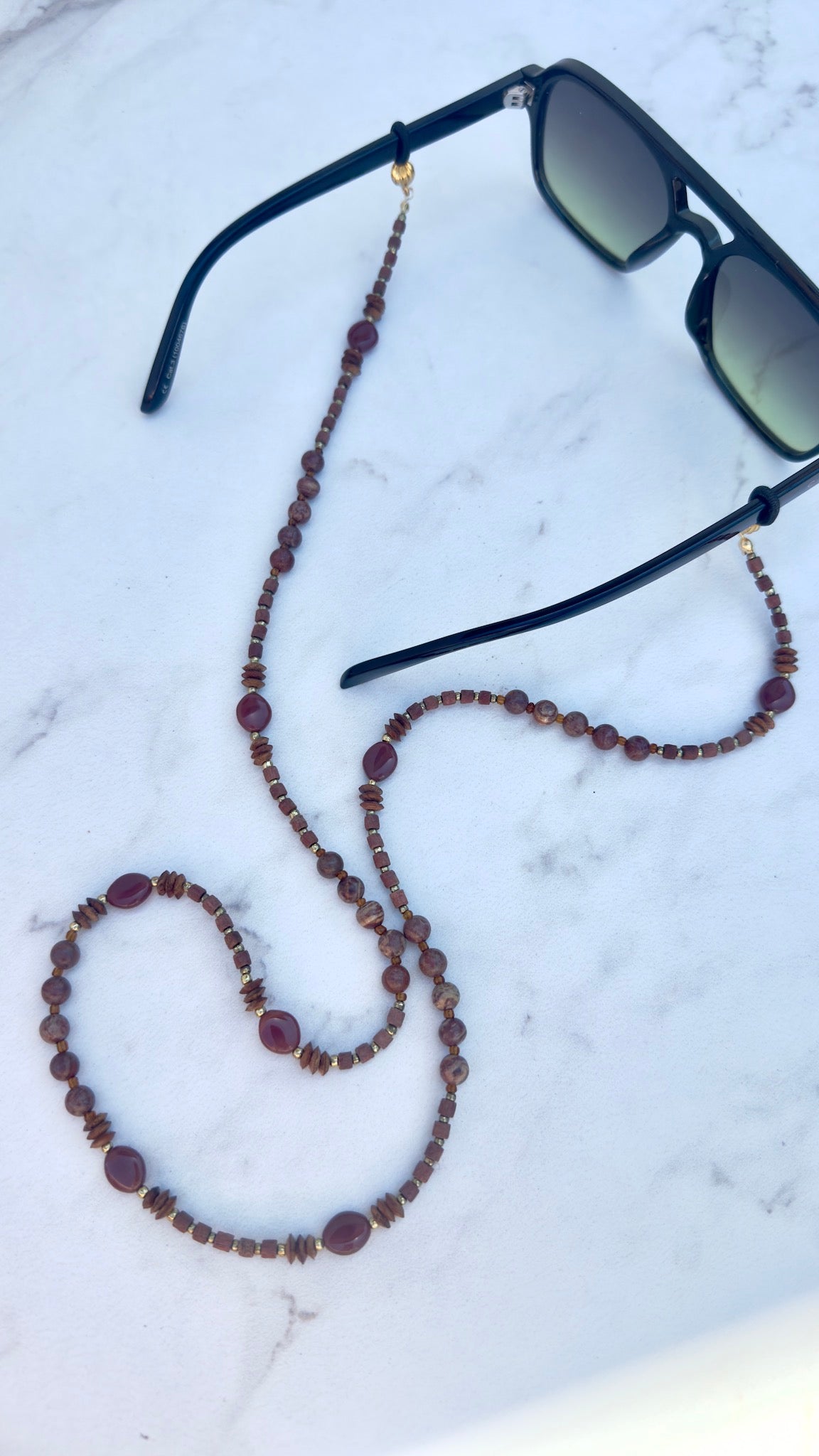 “Rock ‘N Roll Stew” Upcycled Sunglasses Chain