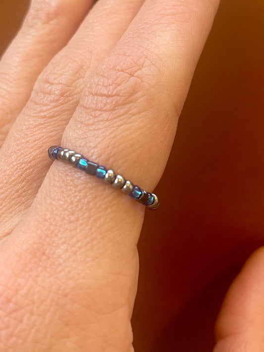 Super Trouper Beaded Stretch Ring